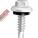 Parafuso Auto Brocante Sextavado Com Arruela Jomarca 10 X 3/4'' Zincado - Kit C/2 Centos