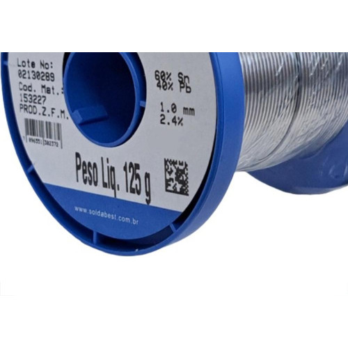 Solda Best Carretel 1,0Mm 189Msx - 125Gr. Azul 153227