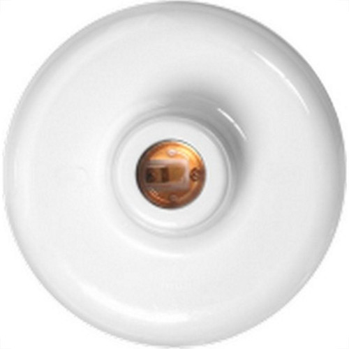 Plafon Decorativo Ilumi Branco 60W 1609 - Kit C/10 Pecas