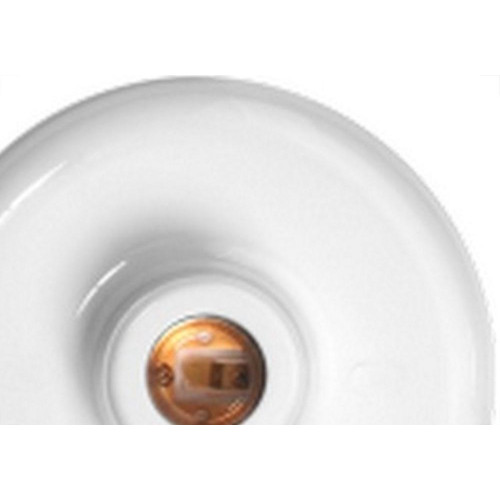 Plafon Decorativo Ilumi Branco 60W 1609 - Kit C/10 Pecas