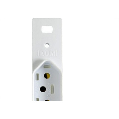 Conjunto Ilumi Stylus Branco Sem Placa 1 Tomada 2P+T. 10A. - 20140/0