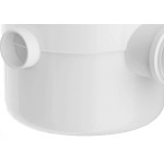 Caixa De Gordura Sifonada Tigre 250X230X75Mm Redonda Branca