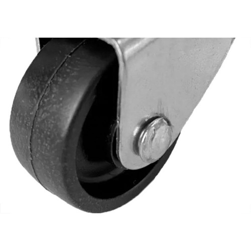 Rodizio Kmb Base Giratoria Zincado Pp-114 Pequeno - Kit C/10 Pecas