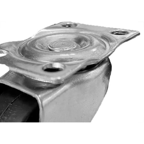 Rodizio Kmb Base Giratoria Zincado Pp-114 Pequeno - Kit C/10 Pecas