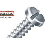 Parafuso Auto Atarraxante Panela Fenda Jomarca 6,3 X 16Mm - Kit C/2 Centos