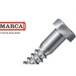 Parafuso Sextavado Rosca Soberba Jomarca 1/4'' X 80Mm