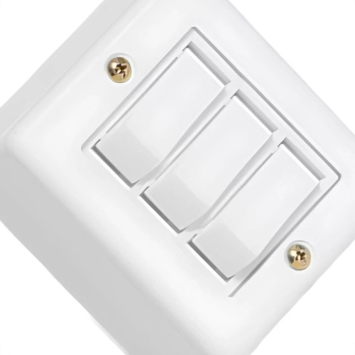 Sistema Box Ilumi 3 Simples 6A. Bege - 6119