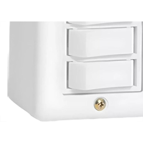 Sistema Box Ilumi 3 Simples 6A. Bege - 6119