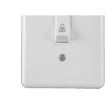 Conjunto Ilumi Stylus Branco Com Placa 1 Tecla Campainha - 2013