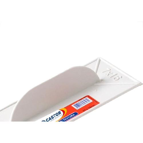 Desempenadeira Plastica Castor Grafiato 7 X 16Cm - 323