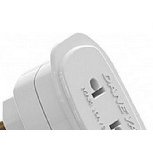 Pino Adaptador Daneva Universal 2 Polos 10A. Branco 1658 - Kit C/12 Pecas