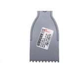 Espatula Compel Pvc Dentada Massa Corrida 06Cm - Kit C/6 Pecas