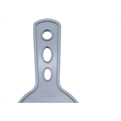 Espatula Compel Pvc Dentada Massa Corrida 10Cm - Kit C/6 Pecas