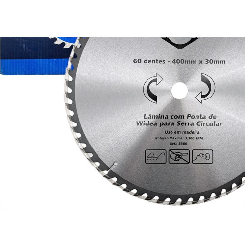 Serra Circular Widea Brasfort/Premium 400Mm X 60 Dentes X30Mm