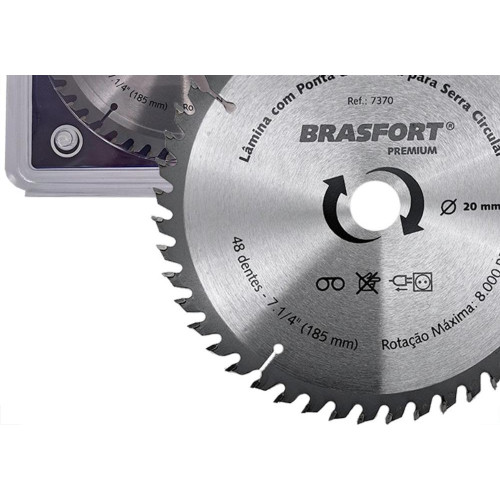 Serra Circular Widea Brasfort/Premium 7.1/4''X 48 Dentes X 20Mm