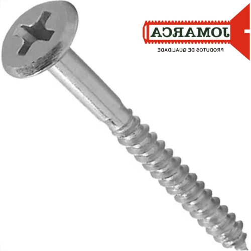 Parafuso Madeira Tampinha Jomarca 5,5 X 45Mm - Kit C/2 Centos