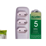 Extensao Ilumi Paralela 2 Polos 0,75Mm Branca - 5M - 17921