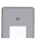 Placa Conjunto Ilumi Cinza 4X2 - 2 Interruptores - 1350 - Kit C/10 Pecas