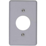 Placa Conjunto Ilumi Cinza 4X2 - Tomada Redonda 1348