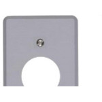 Placa Conjunto Ilumi Cinza 4X2 - Tomada Redonda 1348