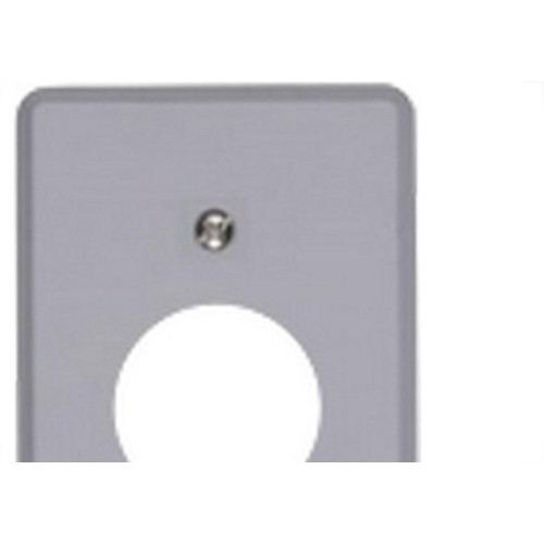 Placa Conjunto Ilumi Cinza 4X2 - Tomada Redonda 1348