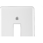 Placa Conjunto Ilumi Stylus Branco 4X2 - 1 Interruptor - 2049