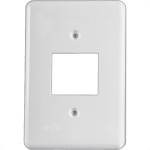 Placa Conjunto Ilumi Stylus Branco 4X2 - 2 Interuptores - 2050
