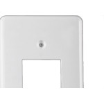 Placa Conjunto Ilumi Stylus Branco 4X2 - 2 Interuptores - 2050