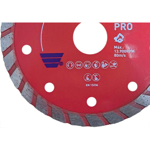 Disco Diamantado Norton Pro Turbo Seco 110X20Mm Marmore E Granito