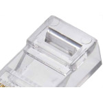 Plug Modular Para Computador Dezcomp Rj45 (8X8) - Kit C/20 Pecas