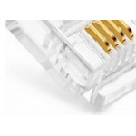 Plug Modular Para Telefonia Rj11 (6X4) - Kit C/10 Pecas