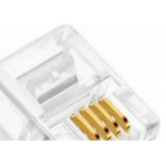 Plug Modular Para Telefonia Rj11 (6X4) - Kit C/10 Pecas