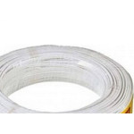 Fio Antena Coaxial Celular Megatron 67% Rg-06 Branco - 100M