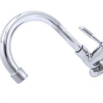 Torneira Bica Movel Lavatorio Metal Bognar 3095 - C-61 - 1/4 Volta Cromada