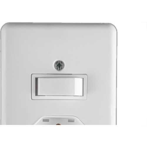 Conjunto Ilumi Stylus Branco Com Placa 1 Paralelo + Tomada 2P+T. 20A. 20281
