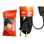 Extensao Daneva Sort 2 Polos Paralela 0,75Mm Preta - 5M - 1656