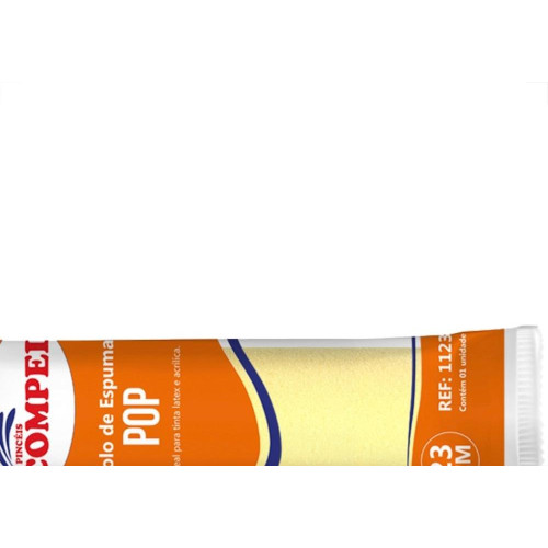 Rolo De Espuma Compel 23Cm - Kit C/12 Pecas