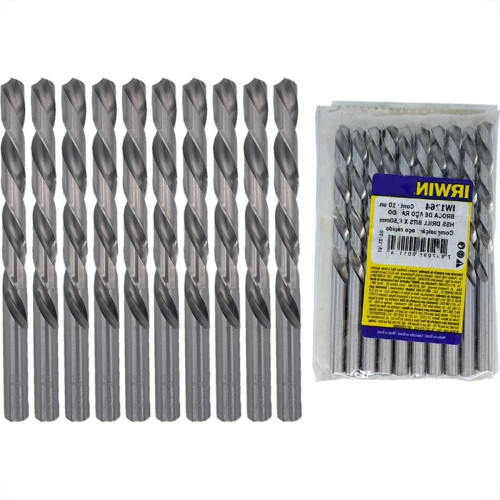 Broca Aco Rapido Irwin 6,5 Mm - Kit C/10 Pecas
