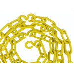 Corrente Pvc Metasul 10Mm Amarela Com 10M