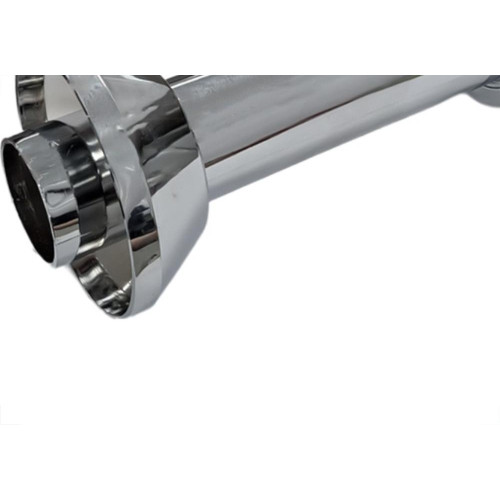 Tubo Ligacao Dacunha Cromado Abs Ajustavel Com Spud 20Cm