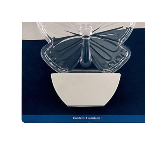Luz Noturna Brasfort Borboleta Led Rosa 127V. - 8855