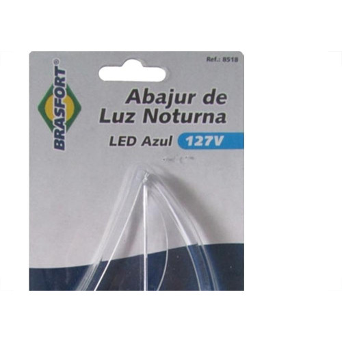 Luz Noturna Brasfort Barco Led Azul 127V. - 8518