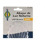 Luz Noturna Brasfort Concha Led Branco 127V. - 8656