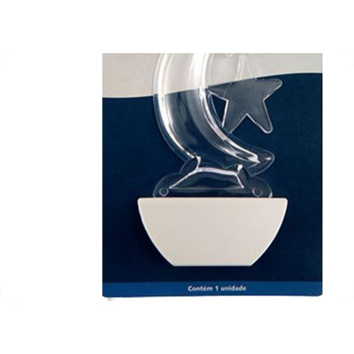 Luz Noturna Brasfort Lua Led Branco 127V. - 8675