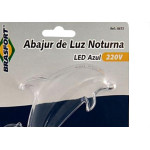 Luz Noturna Brasfort Golfinho Led Azul 127V. - 8667