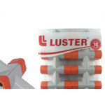 Pino 3 Saidas Luster 2 Polos 10A. Cinza/Laranja - 2041 - Kit C/10 Pecas