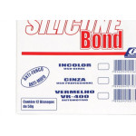 Silicone Bond Garin Bisnaga Incolor 50G. - Kit C/12 Pecas