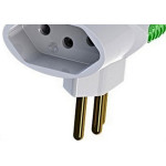 Pino 3 Saidas Daneva 2 Polos+Terra 10A. 1676 - Kit C/12 Pecas