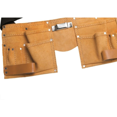 Cinto Para Ferramentas Excellent Com 11 Bolsos Couro - 9Ft