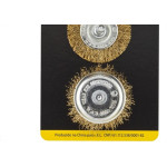 Escova De Aco Circular Eda Jogo Com 2 Pecas Com Haste - 7Gk